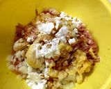 超簡単☆卵パン粉なし！ピーマンの肉詰め作り方1写真