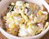 朝食に☆コールスロー＆ハムチーズトースト作り方1写真