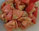 トマトのごま和え作り方2写真
