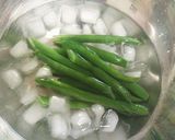 ささみといんげんの梅マヨおかか和え作り方1写真