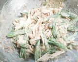 ささみといんげんの梅マヨおかか和え作り方5写真