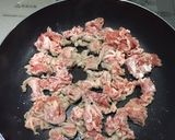 カリカリ豚肉の梅ソース掛け作り方2写真