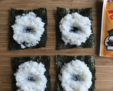 かみきれ〜る半熟煮卵の手巻き寿司作り方6写真