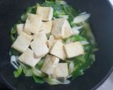 豆腐と長ネギの簡単オカズ作り方5写真
