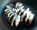 ハッセルバック茄子　トマト煮こみ作り方5写真