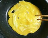 ふわふわ卵のせ！焼きキムチうどん作り方7写真