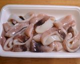 イカの甘辛煮作り方1写真