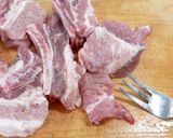 豚肉のスペアリブ、バルサミコ酢煮☆圧力鍋作り方3写真