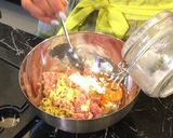 鶏ひき肉のシソはさみ焼き作り方2写真