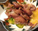 塩もみきゅうりと香味野菜とホタルイカ♪作り方4写真