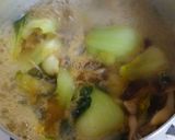 簡単＊鶏ささみチンゲン菜の和風にんにく煮作り方5写真