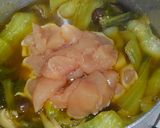 簡単＊鶏ささみチンゲン菜の和風にんにく煮作り方6写真