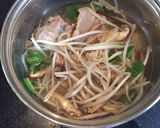 味噌ラーメン風！簡単！もやしスープ☾作り方3写真