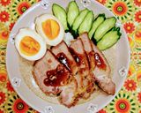 ☆初心者も本格的☆フライパンで叉焼煮豚作り方8写真