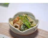 レンジで簡単小松菜とちくわのごまマヨ和え作り方5写真