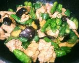 鶏肉と茄子などの夏野菜の味噌炒め☆簡単♥作り方9写真