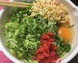 キャベツ多め粉少なめ☆ヘルシーお好み焼き作り方5写真
