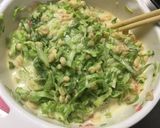 キャベツ多め粉少なめ☆ヘルシーお好み焼き作り方6写真