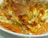 優しい出汁味。にんじんたちとツナ卵。作り方5写真