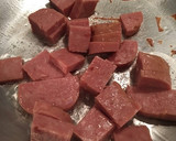 【簡単】豆苗とスパムのさっぱり炒め作り方1写真