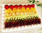 フルーツレインボーケーキ作り方2写真