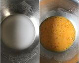 パクチーとハムのオムレツ作り方3写真