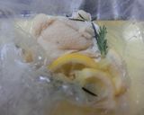 柔らかい蒸し鳥　ローズマリーとレモン風味作り方8写真