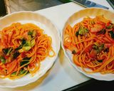 余ったナポリタンでリメイク　ナポグラタン作り方3写真