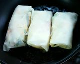 ほうれん草と鮭チーズ春巻き作り方8写真