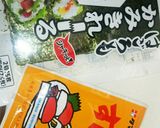 サラダチキンとキムチの手巻き寿司作り方1写真