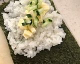肉そぼろとコロコロチーズの☆手巻き寿司作り方11写真