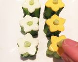 お弁当に可愛いお花きゅうり作り方6写真