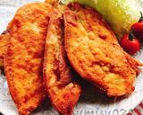 鶏胸カレー唐揚げのチーズサンドイッチ作り方1写真