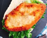 鶏胸カレー唐揚げのチーズサンドイッチ作り方5写真