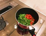 鍋１つ！トマトとほうれん草とツナパスタ作り方2写真