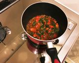 鍋１つ！トマトとほうれん草とツナパスタ作り方3写真