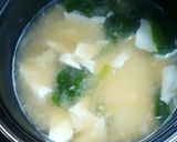 豆富とほうれん草のお味噌汁作り方4写真