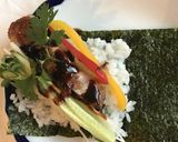 北京ダック風♪手巻き寿司作り方9写真