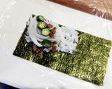 【子供大好き】カレーひき肉&オクラ手巻き作り方3写真