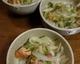 新玉ねぎとめかぶサラダ作り方4写真