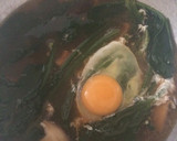 卵とほうれん草の煮込み丼ぶり☆作り方2写真