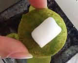 サクモチ食感☆抹茶のスモアクッキー♪作り方5写真