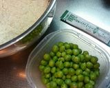 むきグリンピースで✨炊き込み✨豆ごはん作り方2写真