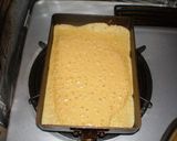 フライパンdeキャンベルロールケーキ作り方2写真