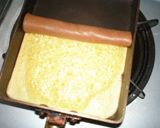 フライパンdeキャンベルロールケーキ作り方3写真