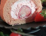 ふわとろイチゴのロールケーキ作り方35写真