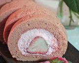 ふわとろイチゴのロールケーキ作り方33写真
