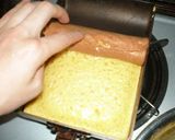 フライパンdeキャンベルロールケーキ作り方5写真