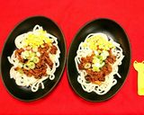 派生◆ぷりしこ肉味噌冷やしうどん作り方6写真