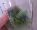 おうちカフェ♪抹茶のフラペチーノ作り方3写真